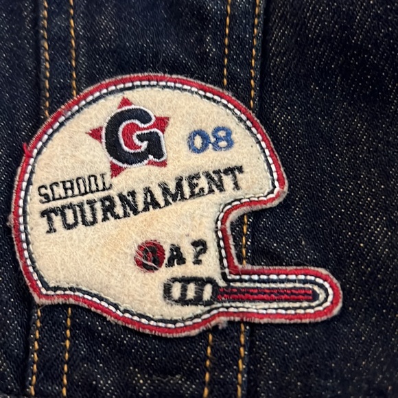 Baby Gap new no tags soccer jean jacket. This jacket is adorable!!!sz 18-24 mos - Picture 2 of 6